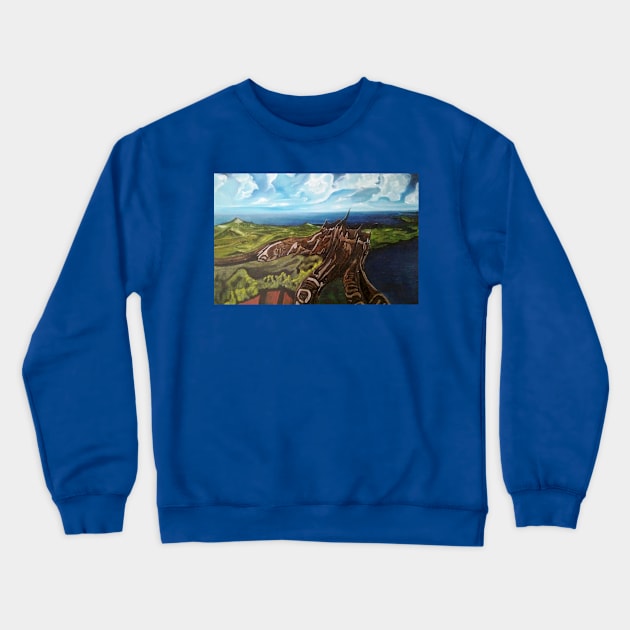 EL TRONCO EN LA CIMA Crewneck Sweatshirt by JUANGOMY